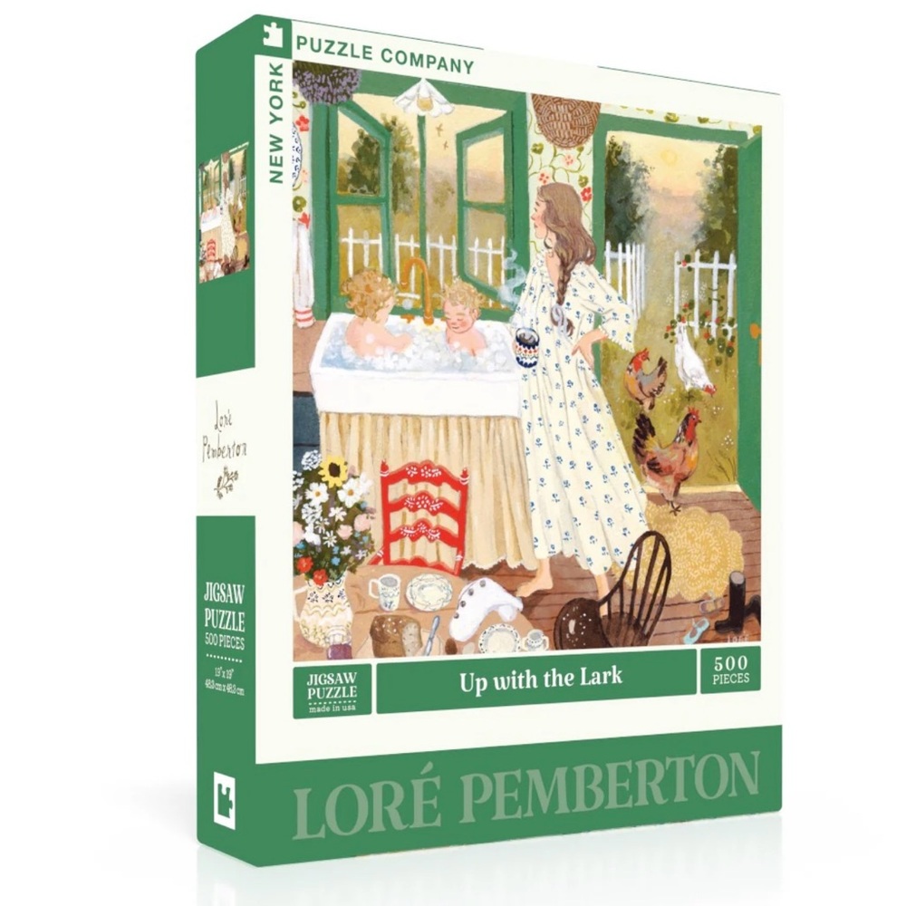 Up with the Lark Puzzle – 500 Pieces – Loré Pemberton – New York Puzzle Company